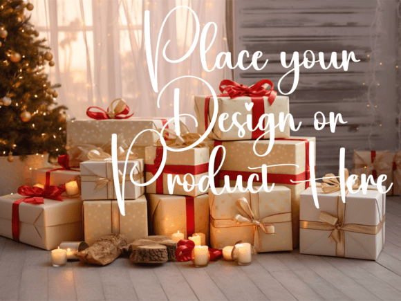 Download Christmas Background for Product Mockups - Product mockups Collection