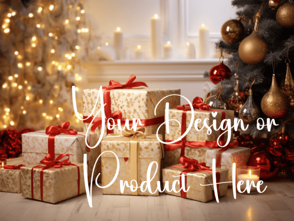 Download Christmas Background for Product Mockups - Product mockups Collection