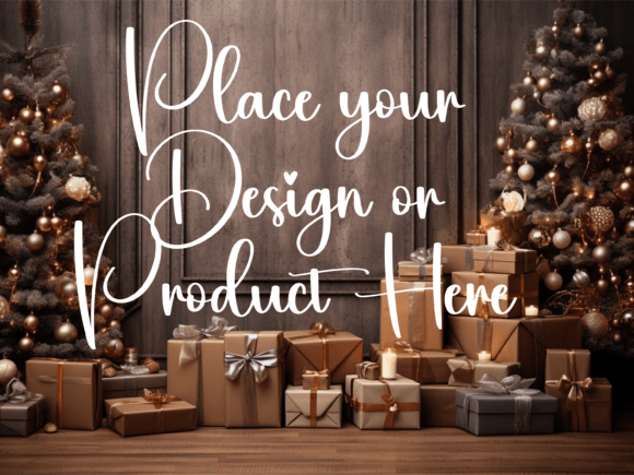 Download Christmas Background for Product Mockups - Product mockups Collection