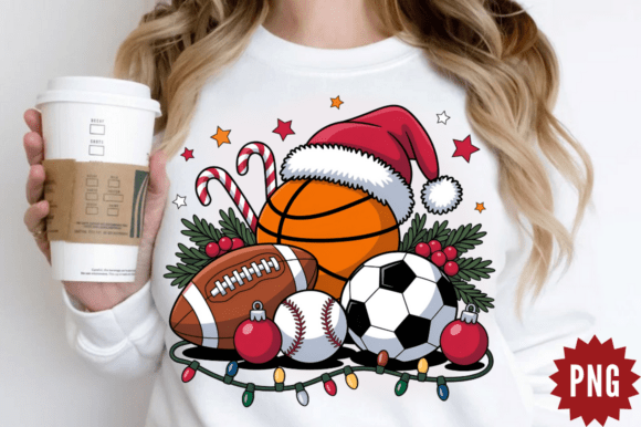 Download Christmas Sport Balls PNG Clipart Design - Premium Bundle